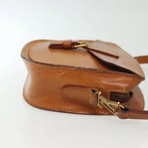 Authentic LOUIS VUITTON Nomad leather Jeune Fille PM Shoulder Bag Beige LV - Picture 10 of 16